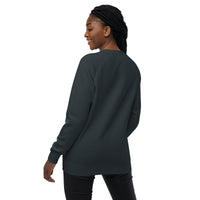 Unisex raglan sweatshirt with logo in 3 places front sleeve back lable - Lost Manly Shop