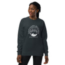 Unisex raglan sweatshirt with logo in 3 places front sleeve back lable - Lost Manly Shop