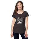 Women’s round neck tee with logo in 2 places - Lost Manly Shop