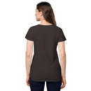 Women’s round neck tee with logo in 2 places - Lost Manly Shop