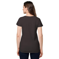 Women’s round neck tee with logo in 2 places - Lost Manly Shop