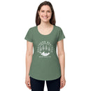 Women’s round neck tee with logo in 2 places - Lost Manly Shop