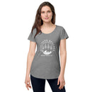 Women’s round neck tee with logo in 2 places - Lost Manly Shop