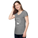 Women’s round neck tee with logo in 2 places - Lost Manly Shop