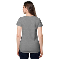 Women’s round neck tee with logo in 2 places - Lost Manly Shop